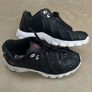 K-Swiss Black Leather Sneakers size US W 8